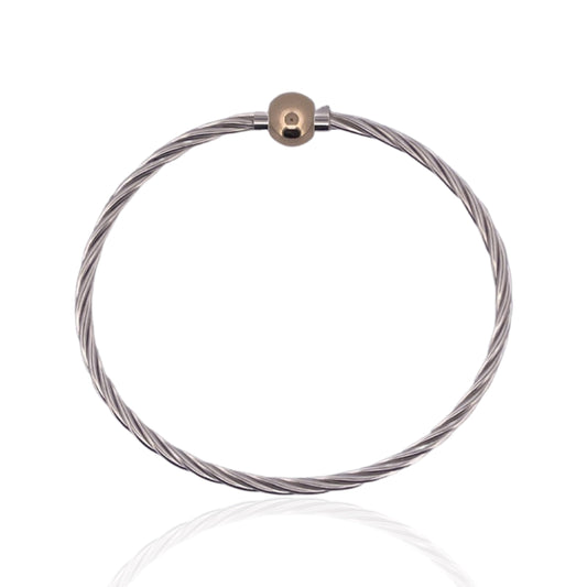 2tone-s-silver-14ky-1-ball-twisted-cape-cod-style-bracelet
