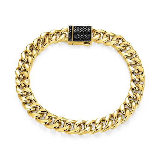 ub0119-links-genuine-black-sapphire-cuban-chain-bracelet
