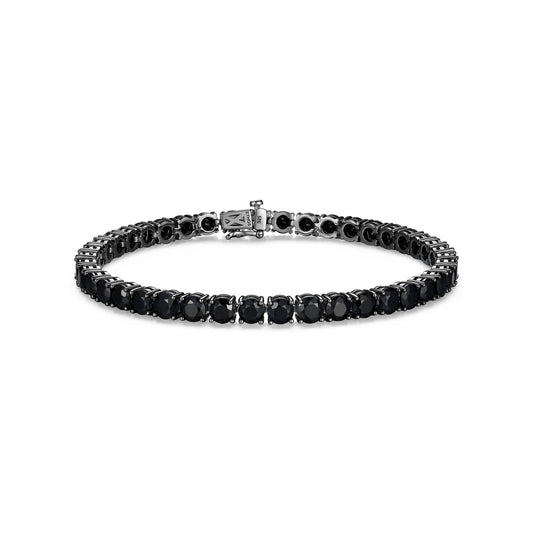 ub24b-basic-gunmetal-sterling-silver-and-black-sapphire-bracelet