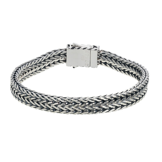 ub0116-double-oxidized-foxtail-chain-bracelet