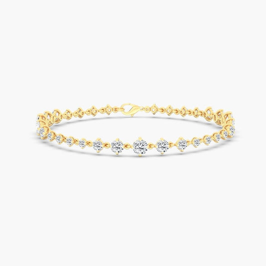 14K Gold Starlight Tennis Bracelet
