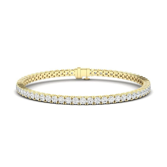 14K Gold Classic Four Prong Tennis Bracelet