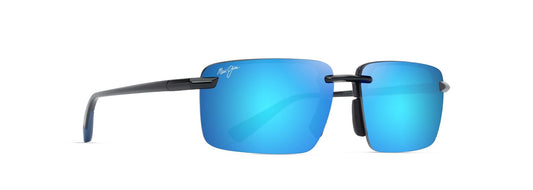 Maui Jim Laulima Asian Fit Sun Glasses B656-02/MJ0656SA-001