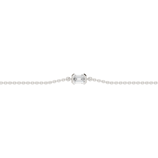 4-Prong Solitaire Bracelet(Emerald)