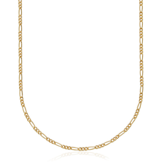 UN0128 - Gold-Filled Figaro Necklace