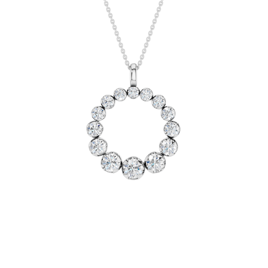 Graduated Circle Pendant