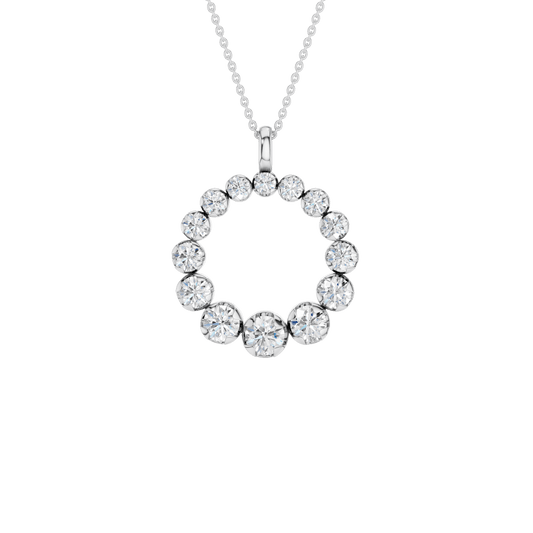 Graduated Circle Pendant
