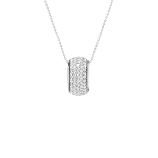Pave Bead Pendant