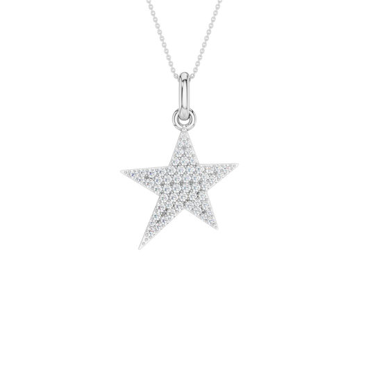 Pave Star Pendant