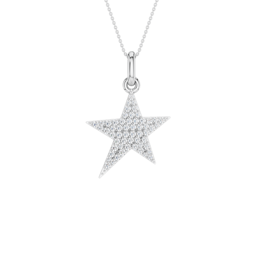 Pave Star Pendant