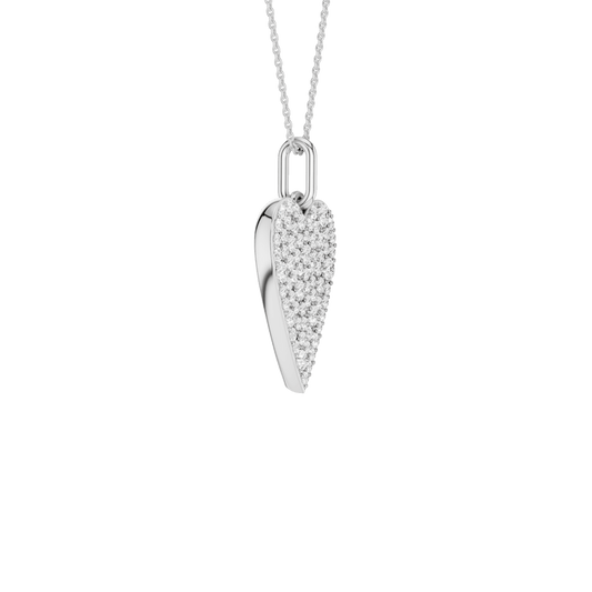 Pave Heart Pendant