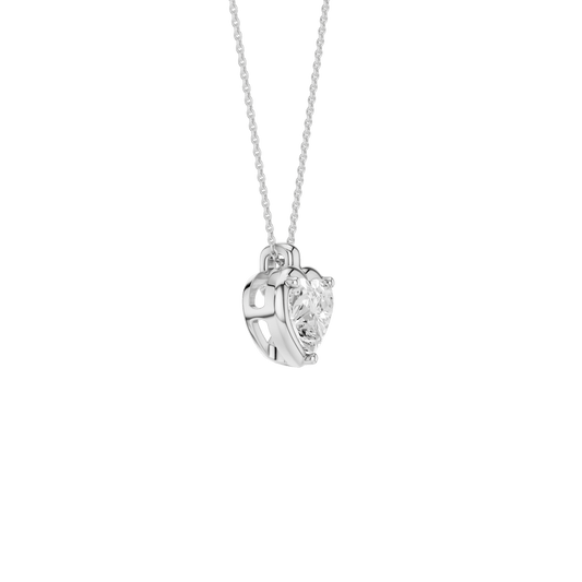 Illusion Bezel Pendant(Heart)