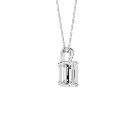 Solitaire Pendant(Emerald)