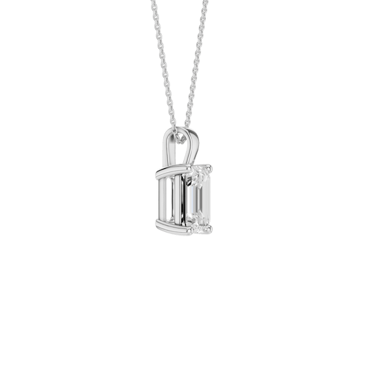 Solitaire Pendant(Emerald)