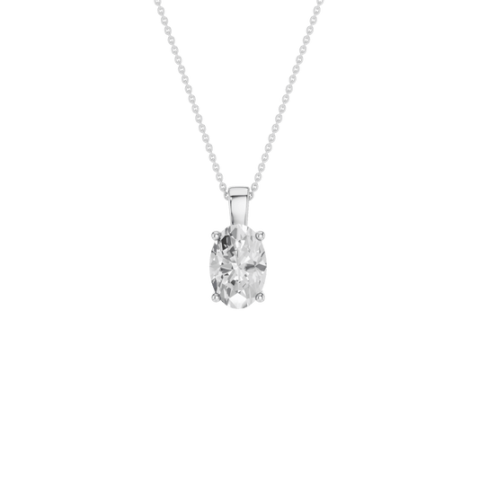 Solitaire Pendant(Oval)