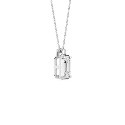 Illusion Bezel Pendant(Emerald)
