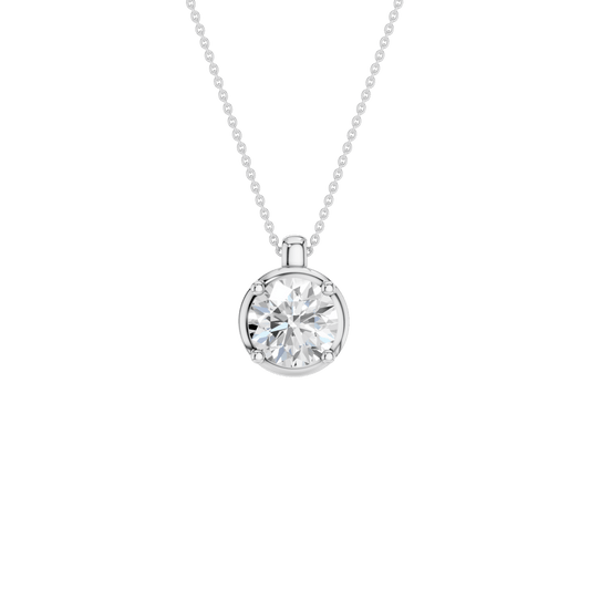 Illusion Bezel Pendant(Round)
