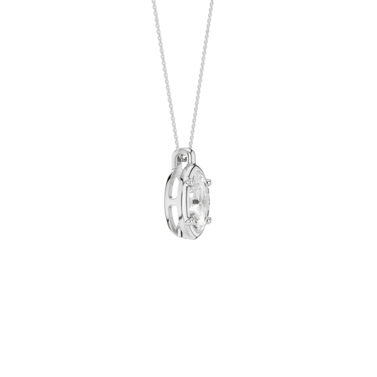 Illusion Bezel Pendant(Oval)