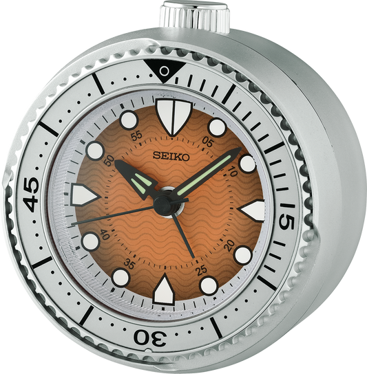 Heritage Design Seiko Alarm Clock QHE207TLH
