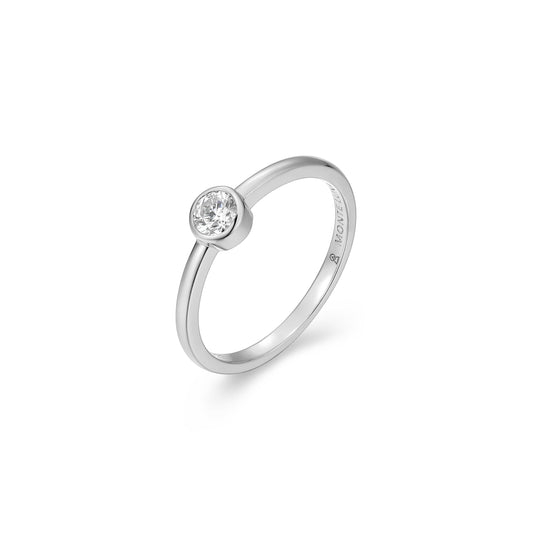 MR0158W6 - Bezel Promise Ring