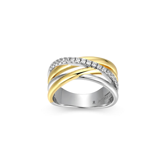 MR01376 - Adorn Two-Tone Highway Ring