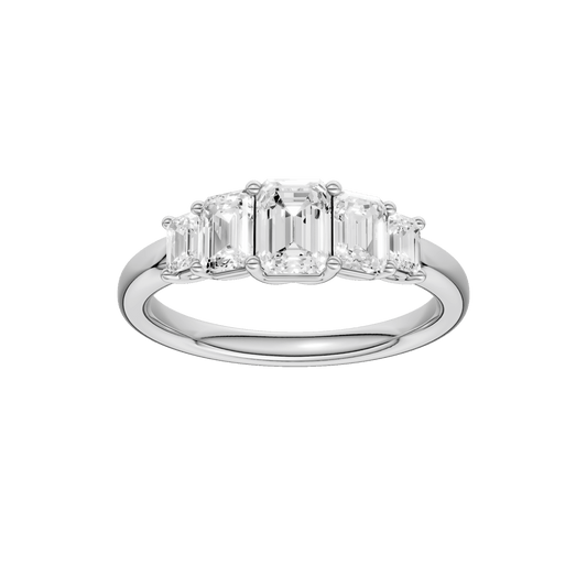 Graduated 5-Stone Band(Emerald)