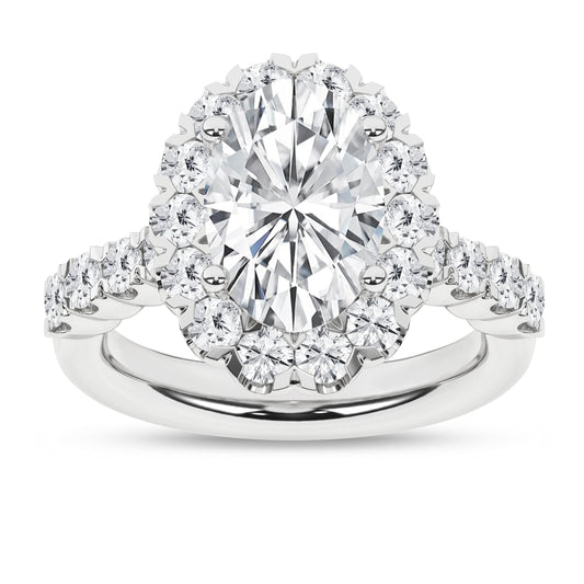Elegant Halo Ring (Oval)