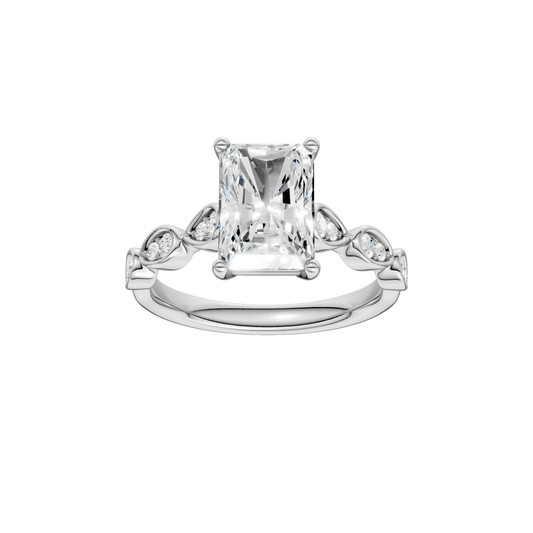 Trellis Shank Engagement Ring(Radiant)