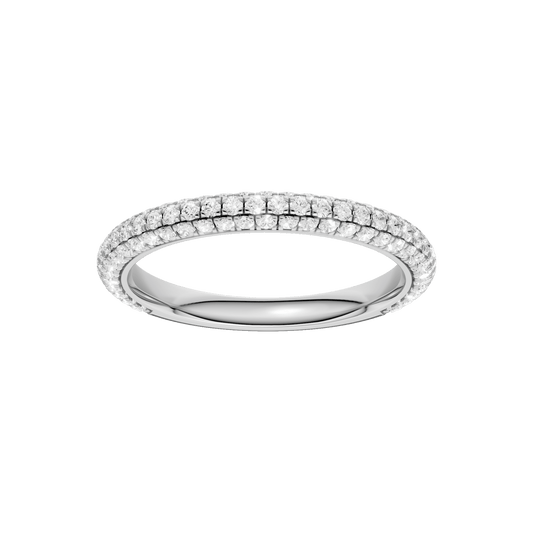 Hidden Halo Pave Matching Band
