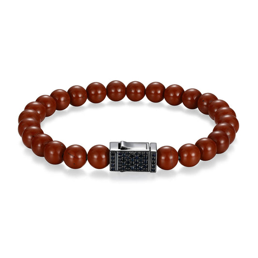 ub0071-crimson-gunmetal-finish-steel-sterling-silver-bracelet