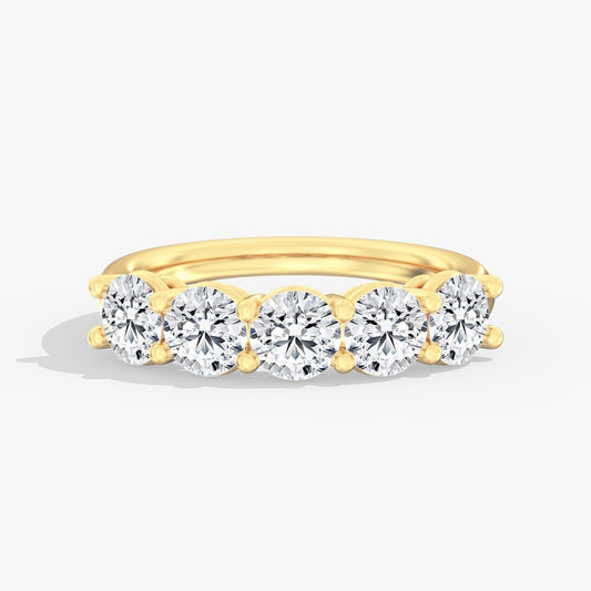 five-stone-round-band-5BR2.50W144.00