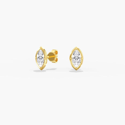 gold-frame-marquise-studs-E30MQ0.50W14