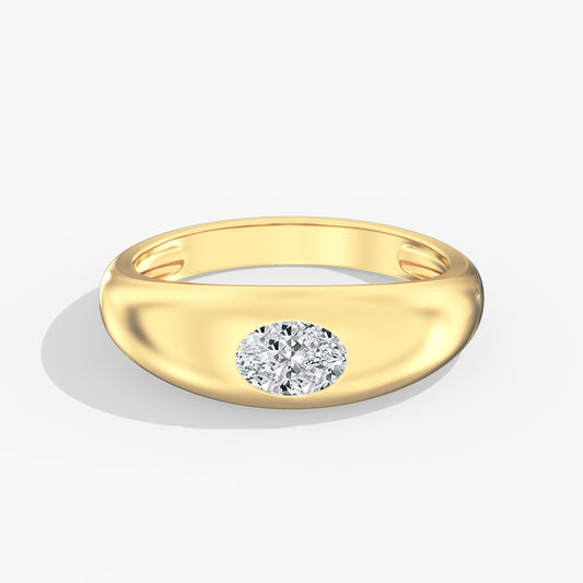 Oval Domed Ring