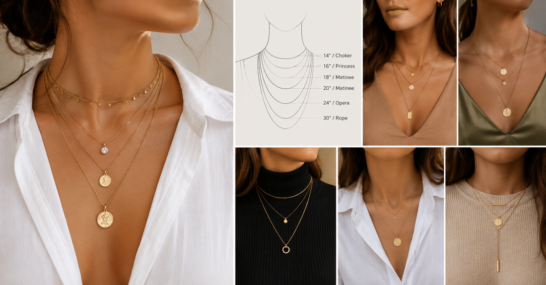 How to Layer Necklaces Without Them Tangling