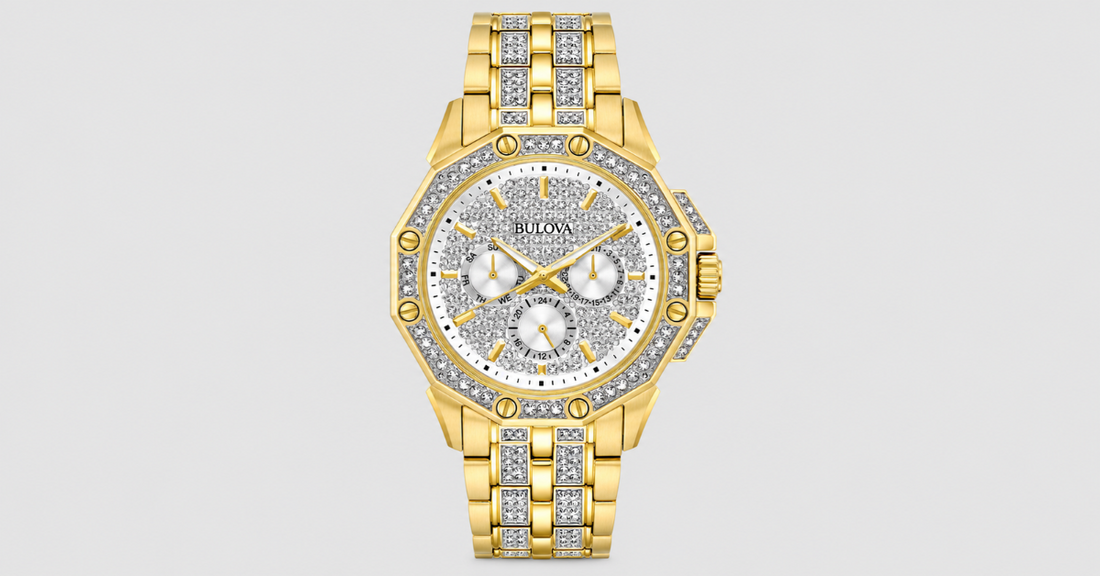 bulova crystal watch 