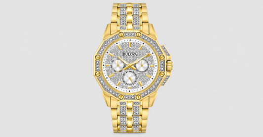 bulova crystal watch 