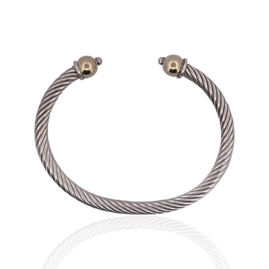 2tone-s-silver-14ky-thick-twisted-cape-cod-style-cuff
