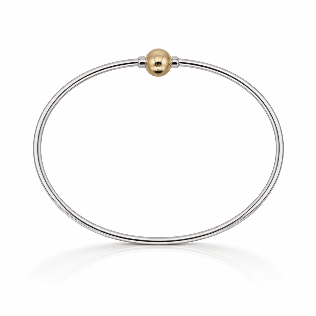 2tone-s-silver-14ky-1-ball-cape-cod-style-bracelet