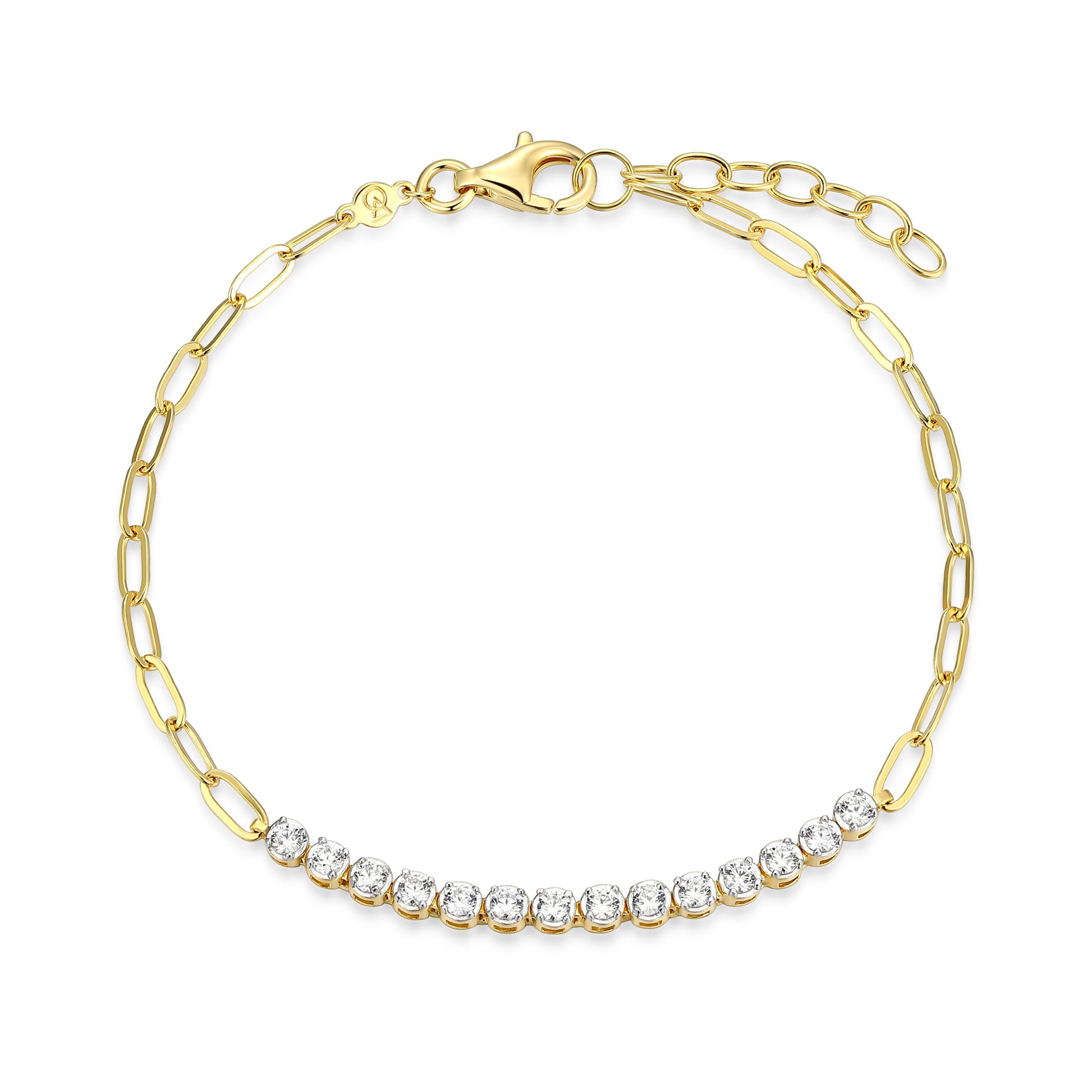 MB0155Y - Timeless Paperclip Bracelet