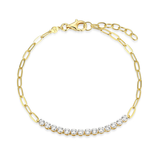 MB0155Y - Timeless Paperclip Bracelet