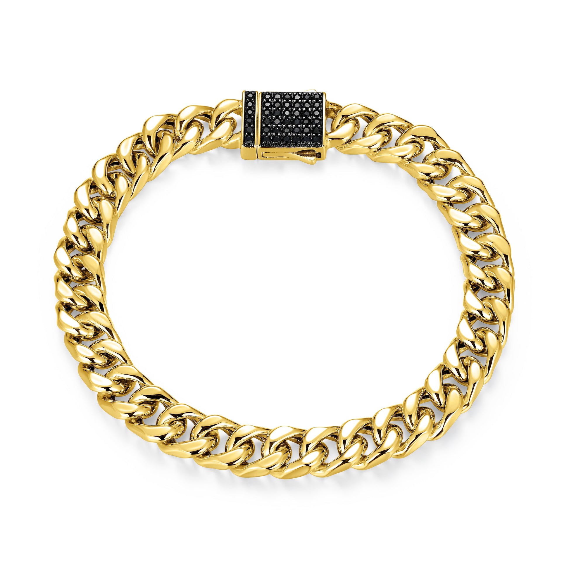 ub0119-links-genuine-black-sapphire-cuban-chain-bracelet