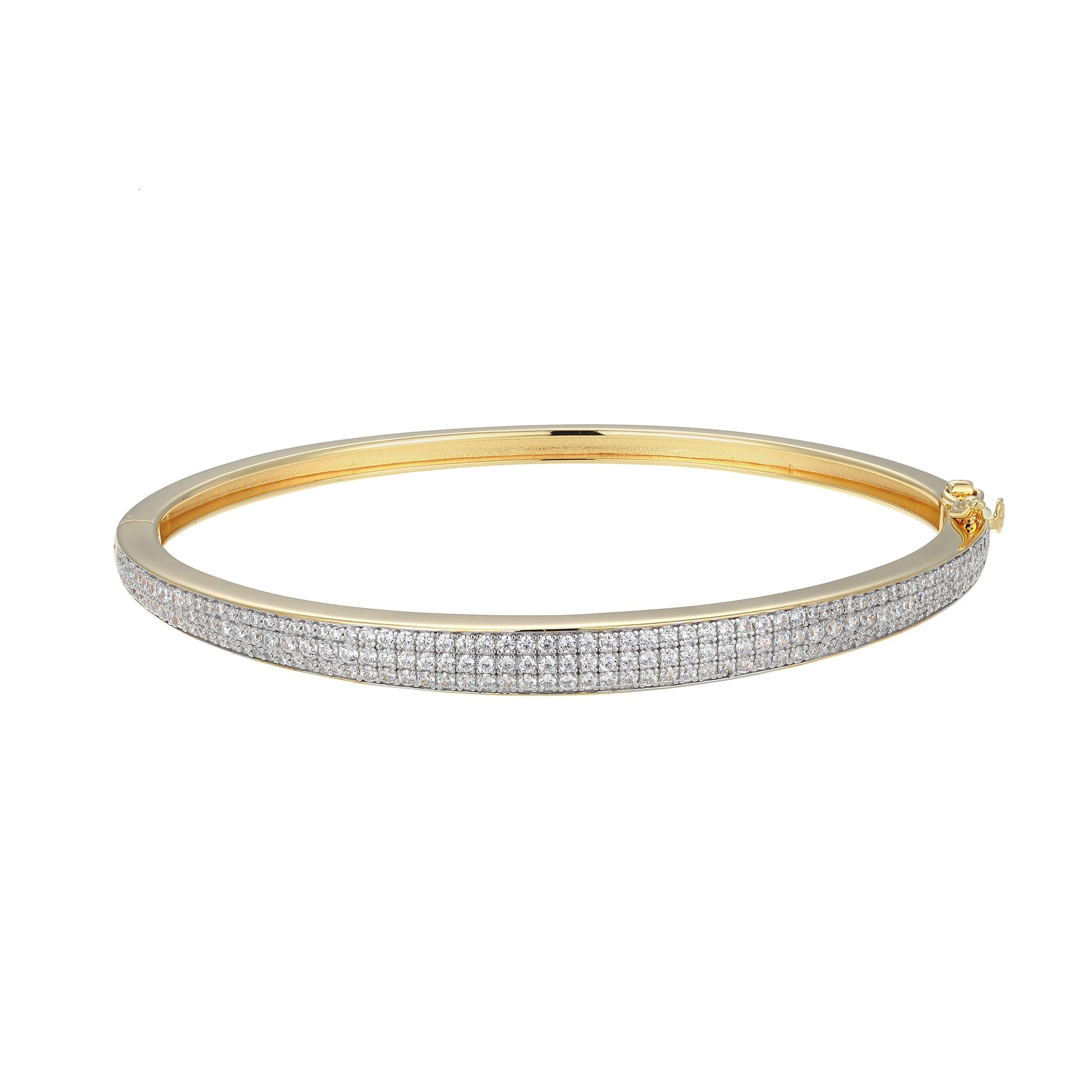 MB0124 - Timeless Tapered Lab-Created Diamond Bangle