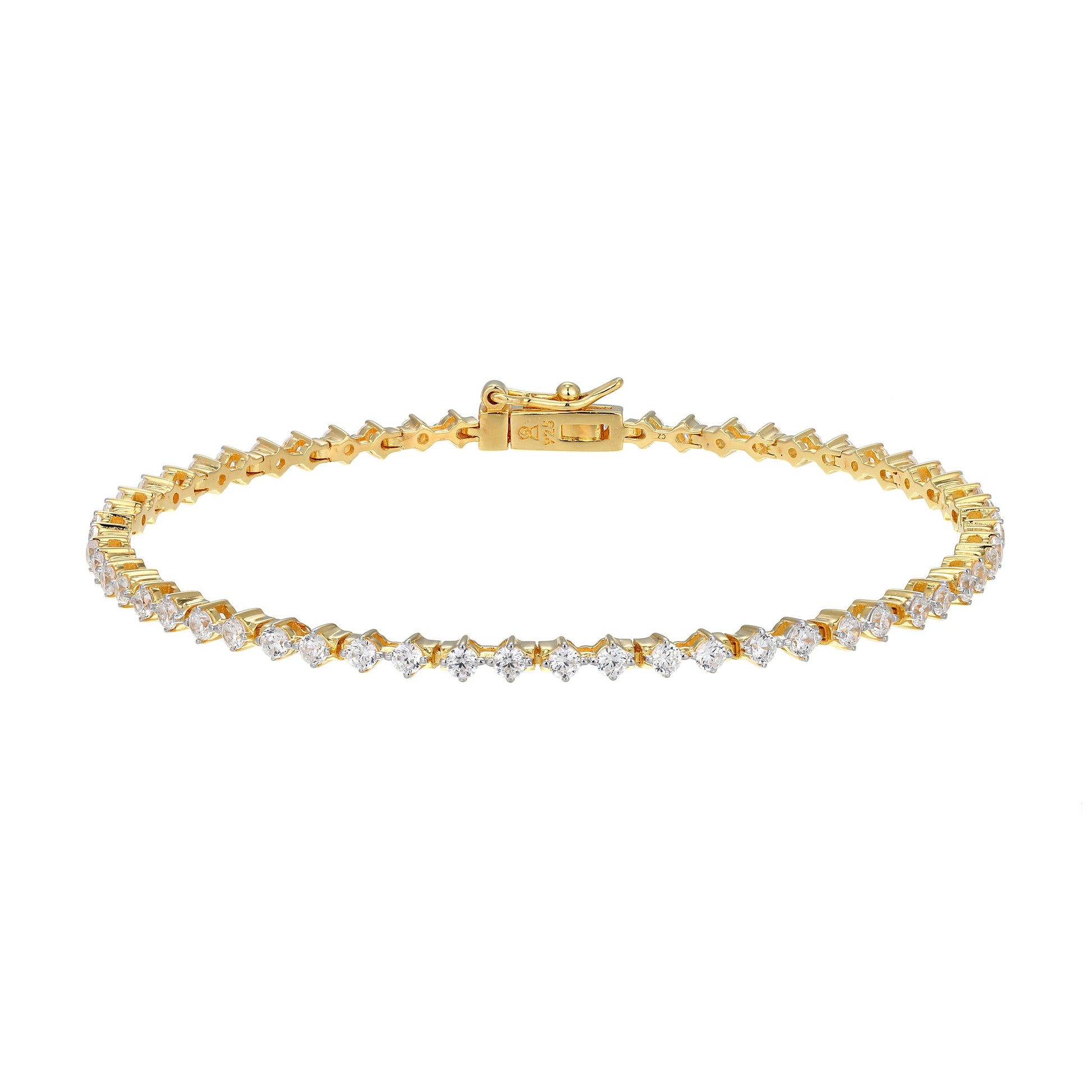 MB0121 - Lab-Created Diamond Line Bracelet