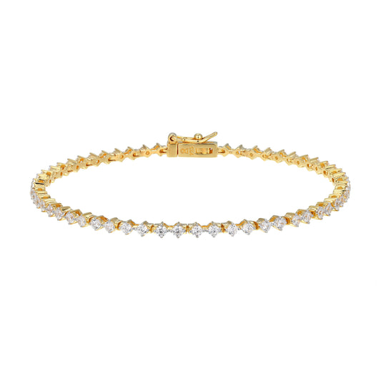 MB0121 - Lab-Created Diamond Line Bracelet