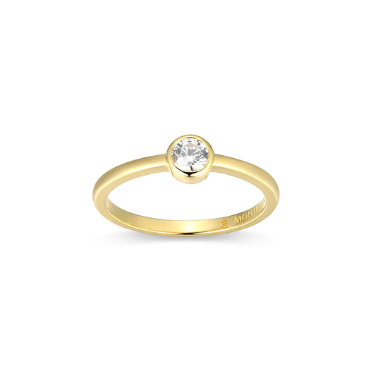 MR0158Y6 - Bezel Promise Ring