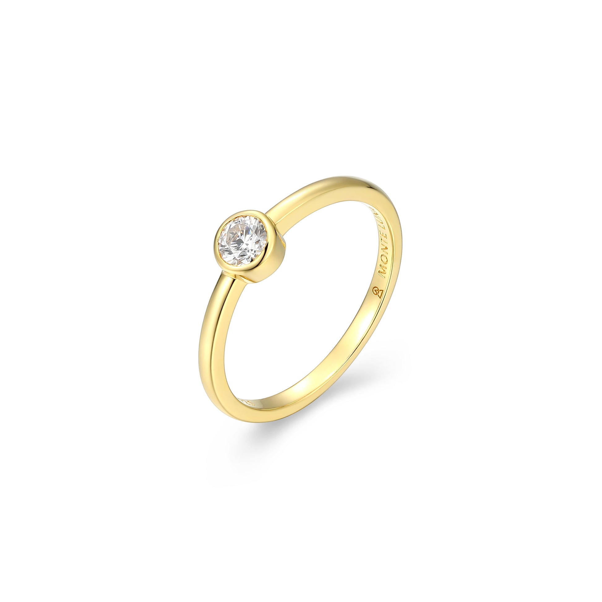 MR0158Y6 - Bezel Promise Ring