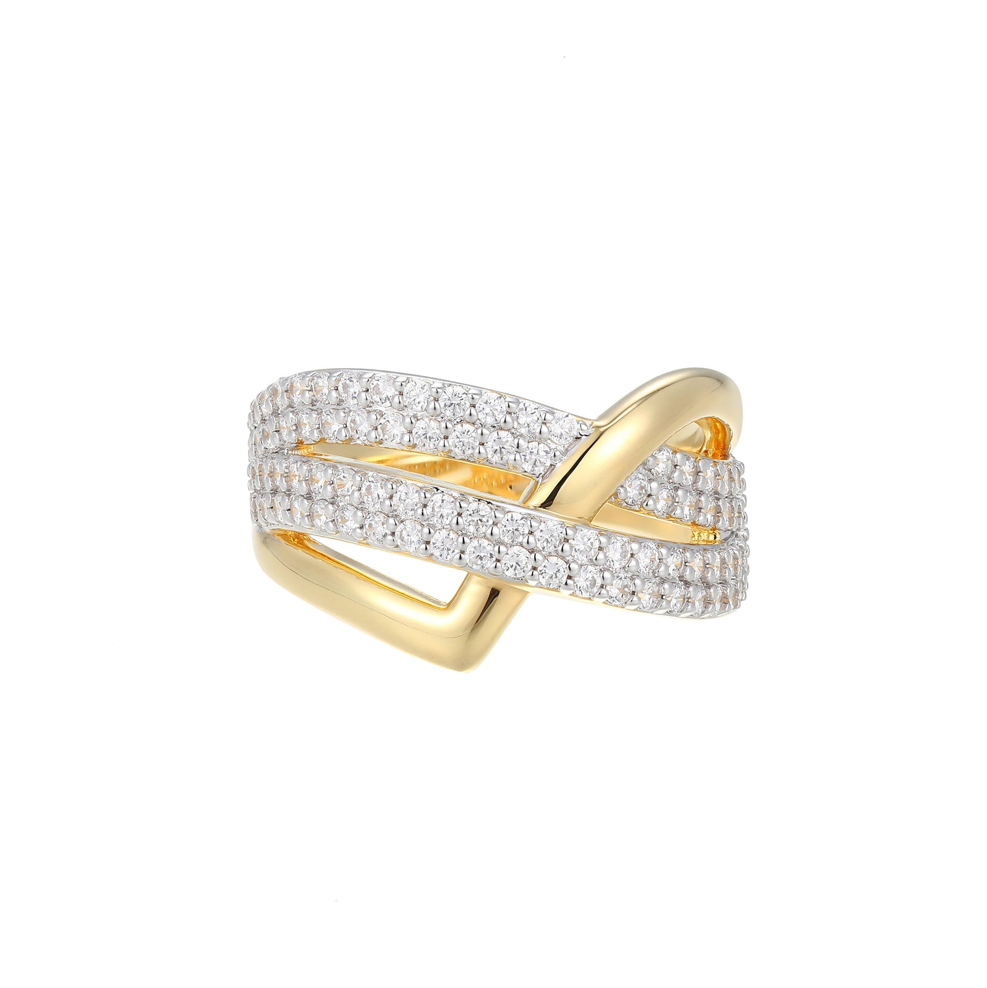 MR0108 - Adorn Crossover Lab-Created Diamond Ring