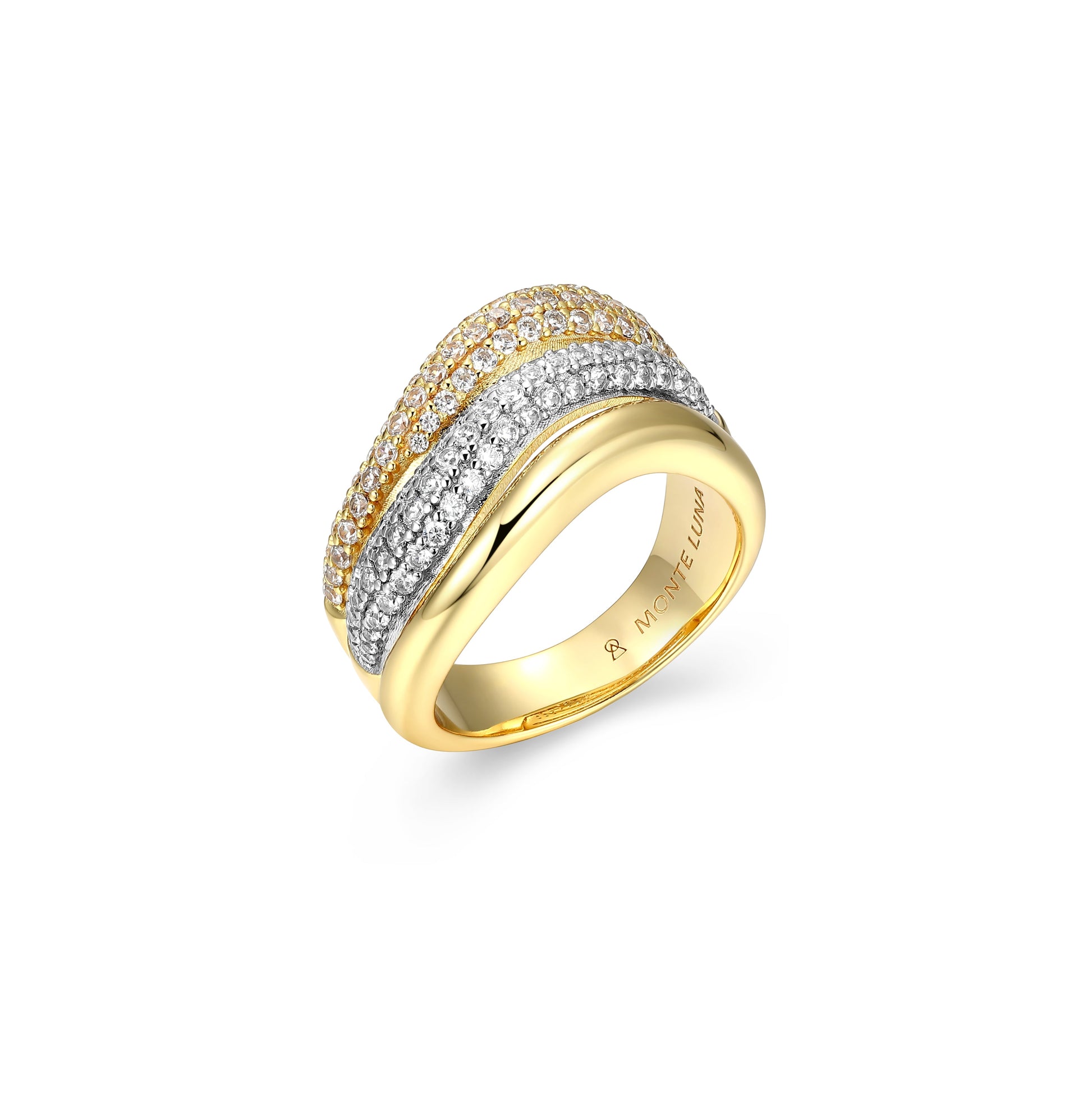 MR01386 - Adorn Sculpted Two-Tone Ring