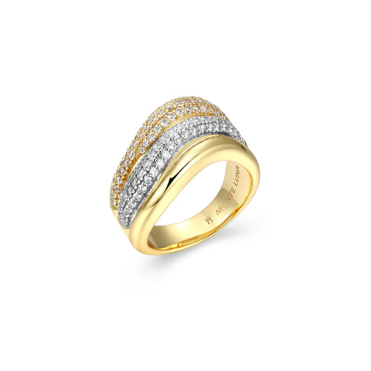 MR01386 - Adorn Sculpted Two-Tone Ring