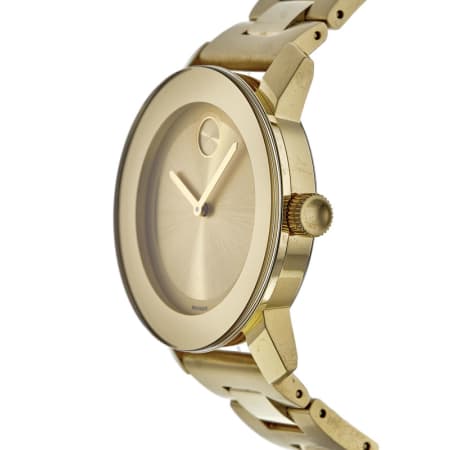 Movado Bold Champagne Dial Yellow Gold Ion-pated Ladies Watch 3600085